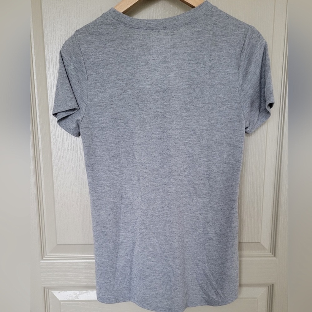 MODERN LUX Vintage-looking SUNSHINE Gray Babydoll T-shirt Top | SMALL | - Picture 3 of 3